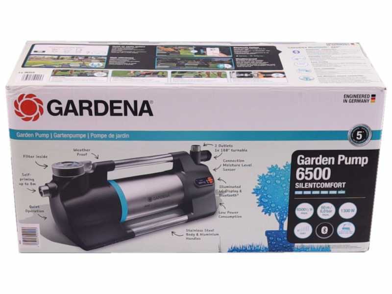 Gardena 6500 SilentComfort &ndash; Pompa elettrica per irrigazione da giardino &ndash; Controllo via Bluetooth - 1300 W