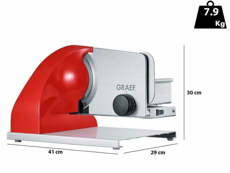 Graef SKS Line 900 Rossa  - Affettatrice a sbalzo con lama da 190 mm