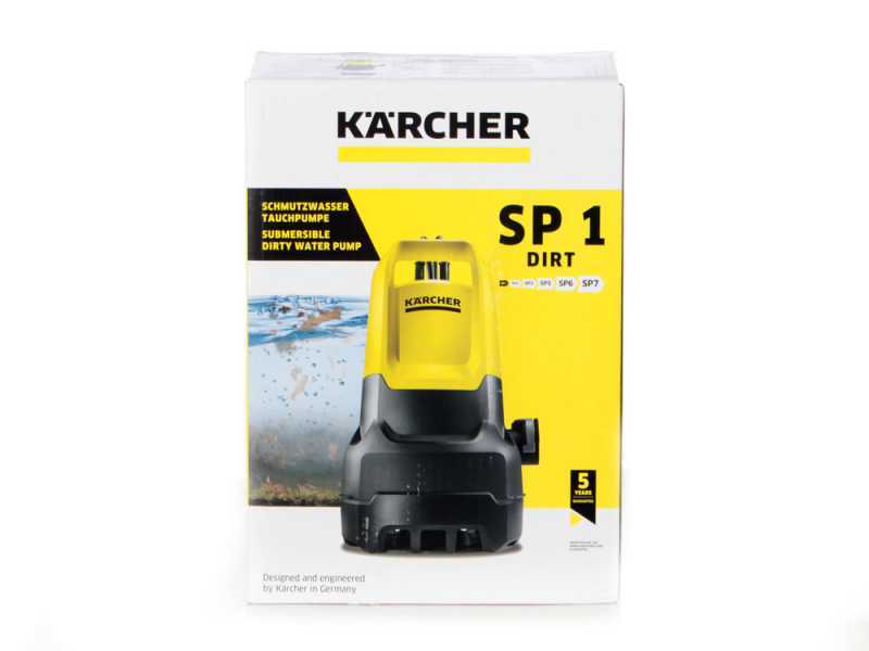 Karcher SP 9.500 Dirt - Pompa sommersa elettrica per acque sporche  - Elettropompa da 250 watt