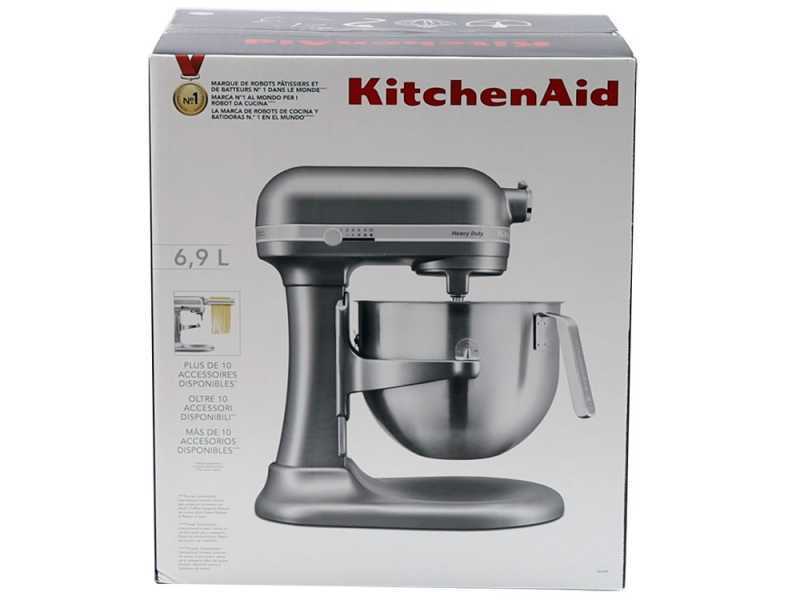 KitchenAid Heavy Duty 5KSM70JPX Silver - Impastatrice Planetaria