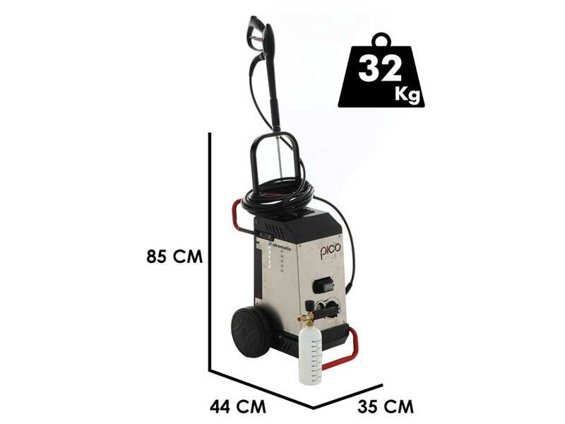 Idromatic pico 150.9 ts - idropulitrice a freddo professionale - monofase - 150 bar - 540 l/h