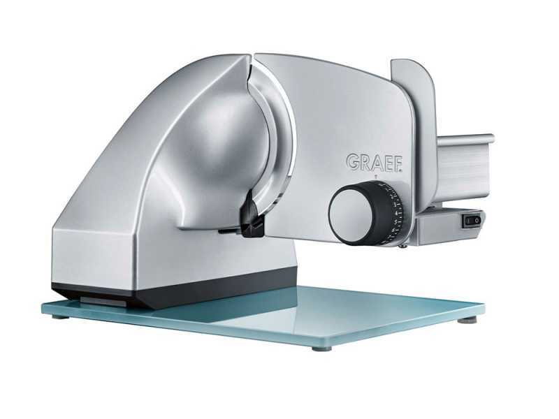Graef Master M80 Silver - Affettatrice a sbalzo con lama da 170 mm