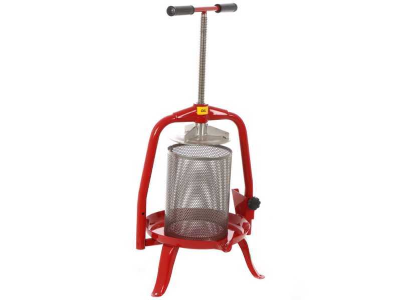 Baesso V20 - Torchio a vite per frutta e verdura 9L - Gabbia in INOX