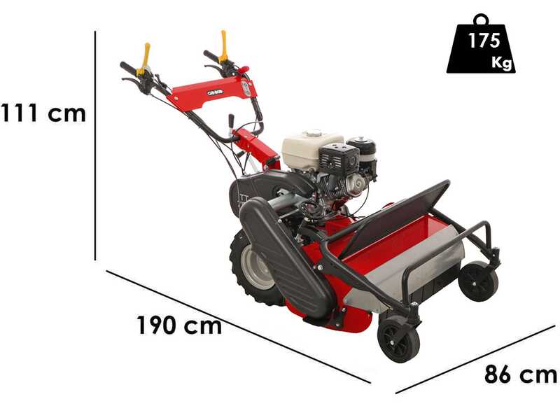 Ginko TT790 - Trinciaerba professionale a martelli - Motore Honda GX270