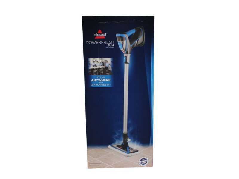 OUTLET - UTILIZZATO PER PROVA - Pulitore a vapore BISSELL PowerFresh SlimSteam - elettrica 1500W - per pavimenti duri, piastrelle e legno