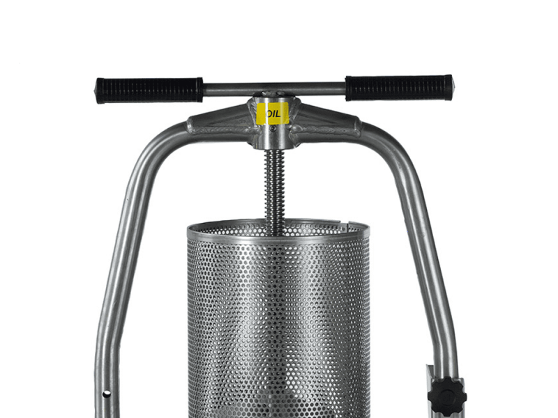 Baesso V20 Inox - Torchio a vite per frutta e verdura 9L - Gabbia in INOX