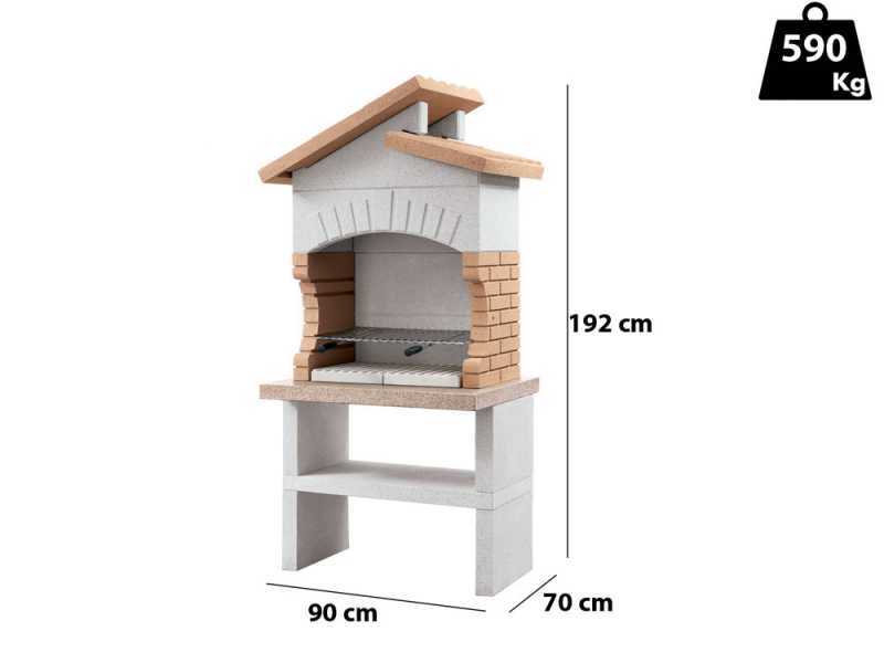 Palazzetti Cordoba - Barbecue Module Grill in muratura a legna e carbone