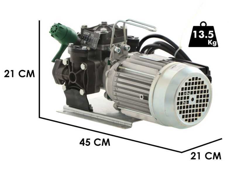 Udor Iota 20 hp1 - Motopompa elettrica per irrorazione - pompa con motore monofase