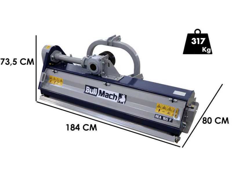 BullMach Rea 165 F - Trinciaerba per trattore serie media