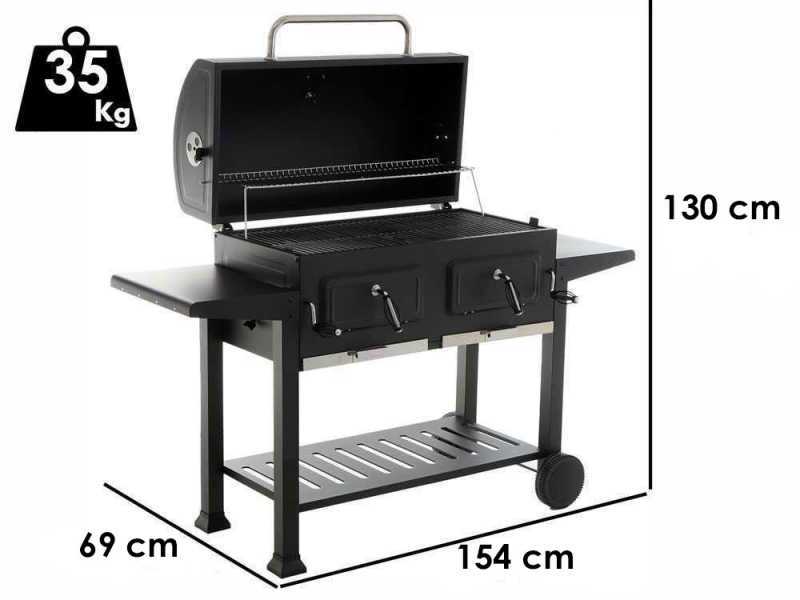 RoyalFood CB 3500 XL - Barbecue a carbone MAXI formato