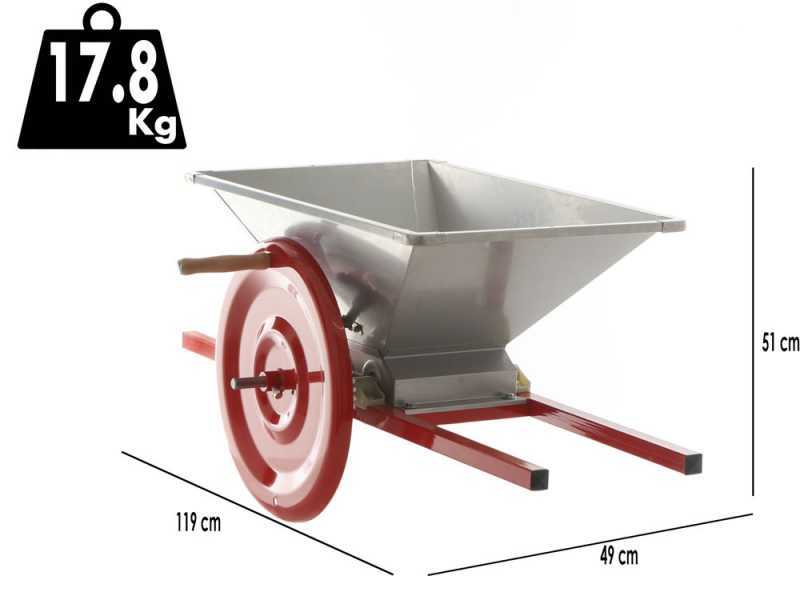 Baesso Mod. 110 - Pigiafrutta a barella manuale