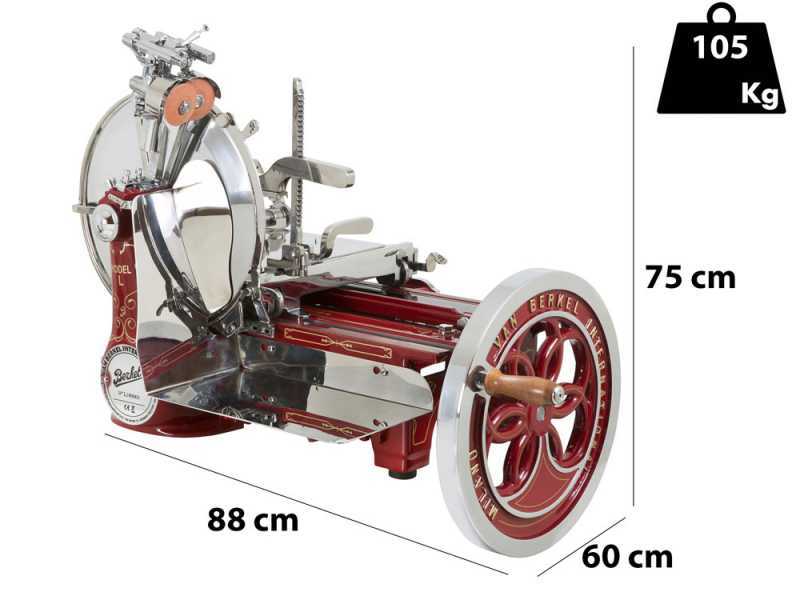 Berkel L16 - Affettatrice volano - Lama in acciaio cromato da 350 mm