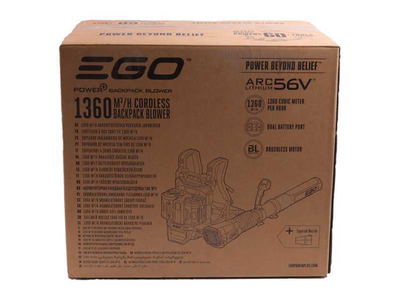 EGO LBP8000E - Soffiatore a batteria a zaino 56V 5Ah