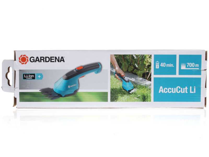 Gardena AccuCut Li - Forbice tagliaerba a batteria integrata - 3.6V 1.5Ah