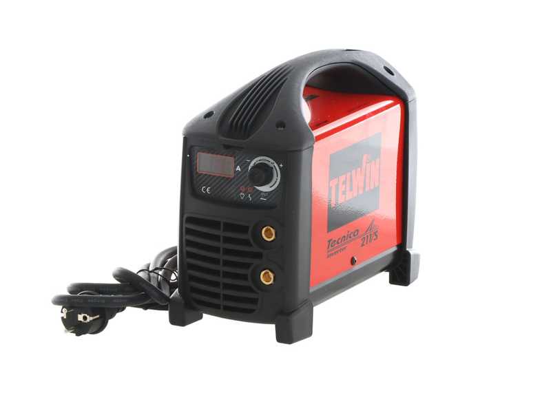 Telwin Tecnica 211/S ACX - Saldatrice Inverter (MMA, TIG) + Kit, corrente continua (DC)