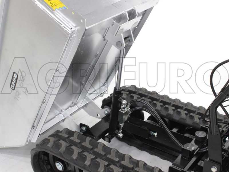 GINKO TR 660 - Motocarriola cingolata cassone dumper - Portata 500Kg