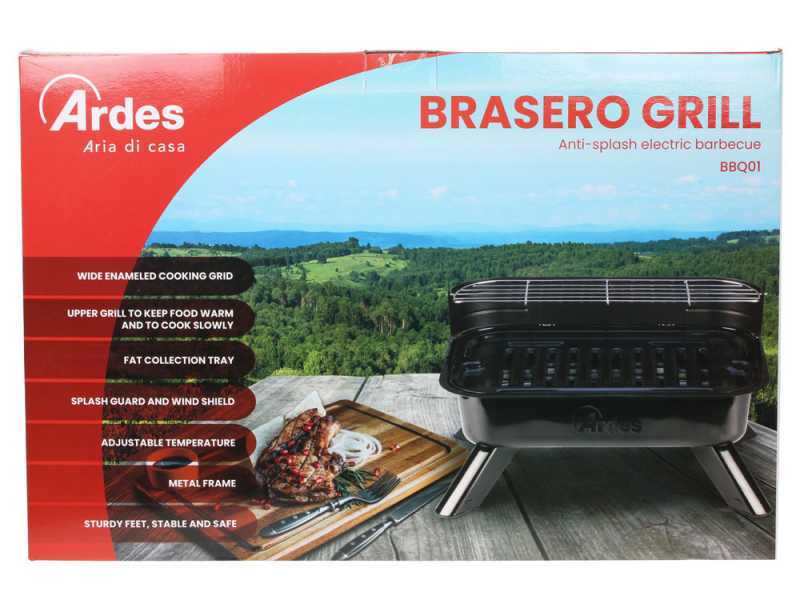 Ardes Brasero Grill - Barbecue portatile elettrico