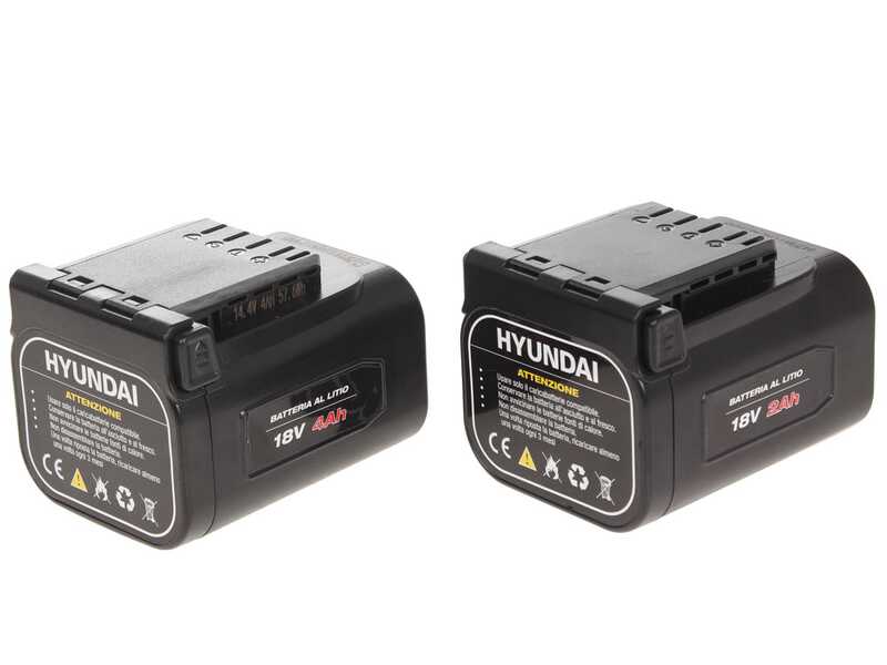 Hyundai SC-8608 - Forbice elettrica da potatura - 2x 18V 6Ah - Diametro di taglio 32mm
