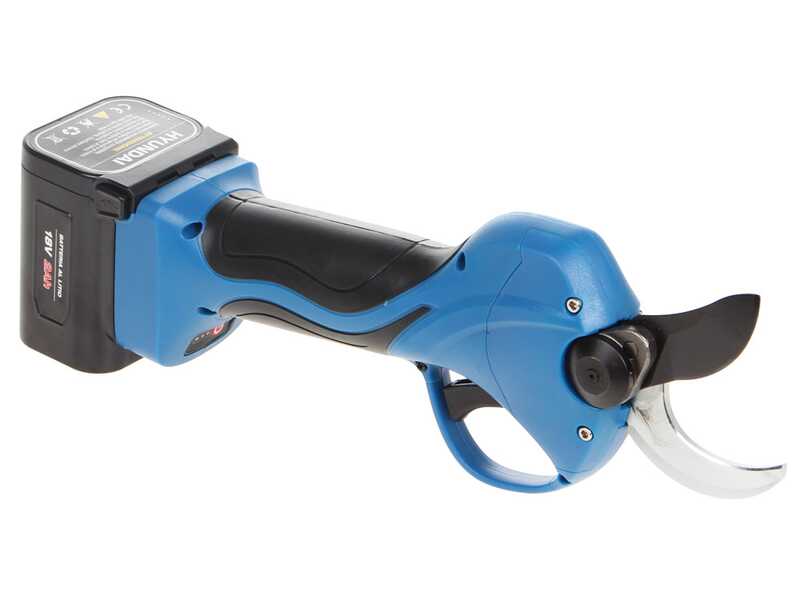 Hyundai SC-8608 - Forbice elettrica da potatura - 2x 18V 6Ah - Diametro di taglio 32mm