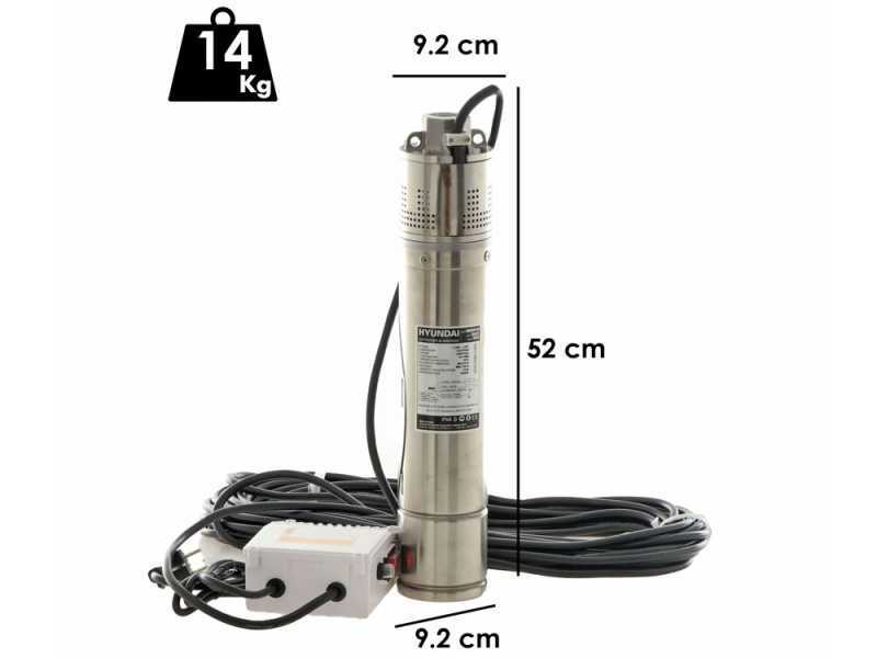 Hyundai 4NKM150 - Pompa di profondit&agrave; per pozzi - 1100W - Acque chiare