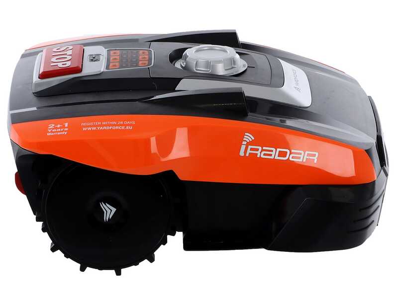 OUTLET - UTILIZZATO PER PROVA - Yard Force Compact 400RiS - Robot rasaerba - Controllo tramite App - Sensori IRadar