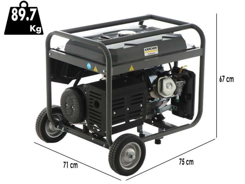 Karcher Pro PGG 8/3 - Generatore di corrente carrellato 7.5 kW - Continua 7 kW trifase