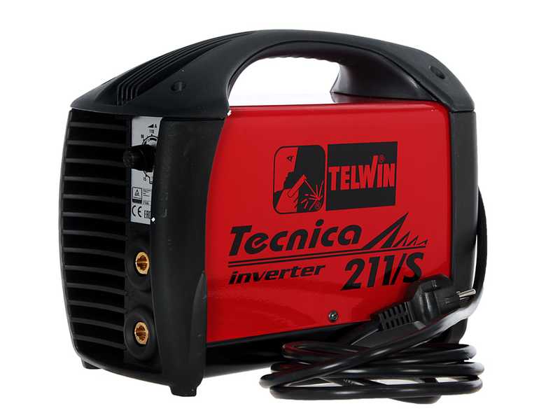 Telwin Tecnica 211/S - Saldatrice Inverter (MMA, TIG), corrente continua (DC)