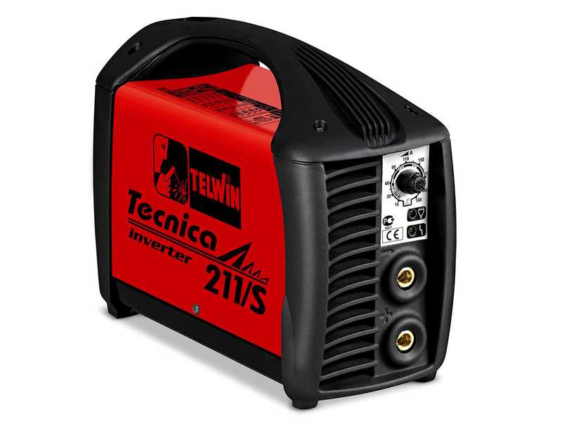 Telwin Tecnica 211/S - Saldatrice Inverter (MMA, TIG), corrente continua (DC)
