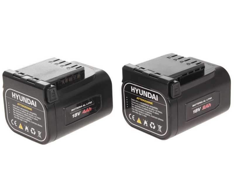 Hyundai SC-5803 - Potatore a batteria manuale - 1x18V-4Ah &amp; 1x18V-2Ah