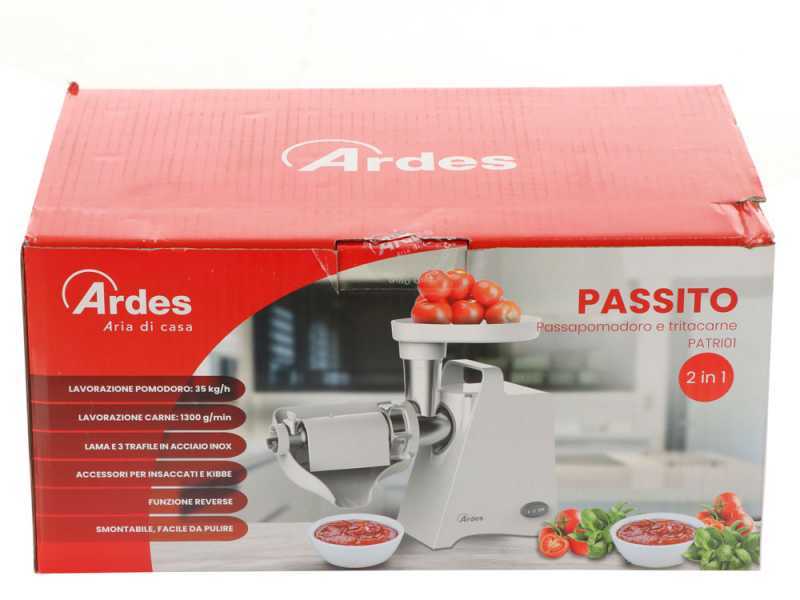 Ardes Passito - Passapomodoro multifunzione - Tritacarne