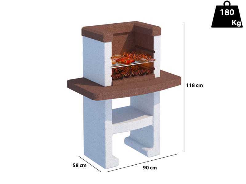 Linea VZ Toscana - Barbecue in muratura a legna e carbone