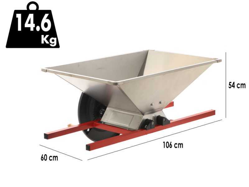 Grifo PIG INOX - Pigiafrutta a barella manuale