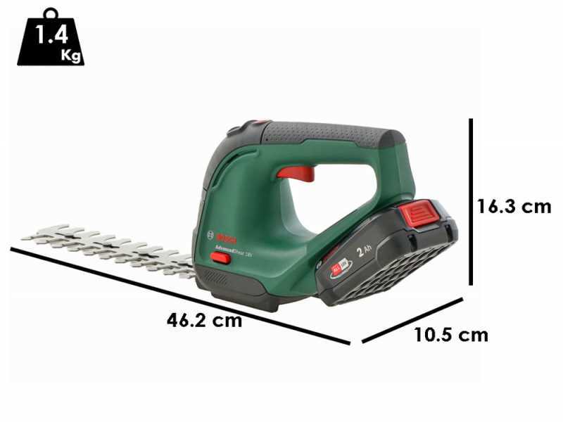 Bosch AdvancedShear18V - Forbice tagliaerba a batteria - 18V - SENZA BATTERIA E CARICABATTERIA