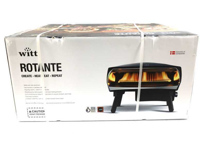 Witt Etna Rotante Arancione - Forno a gas per pizza
