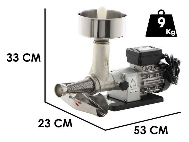 Tre Spade SPREMITO I/I - Passapomodoro elettrico - 300W