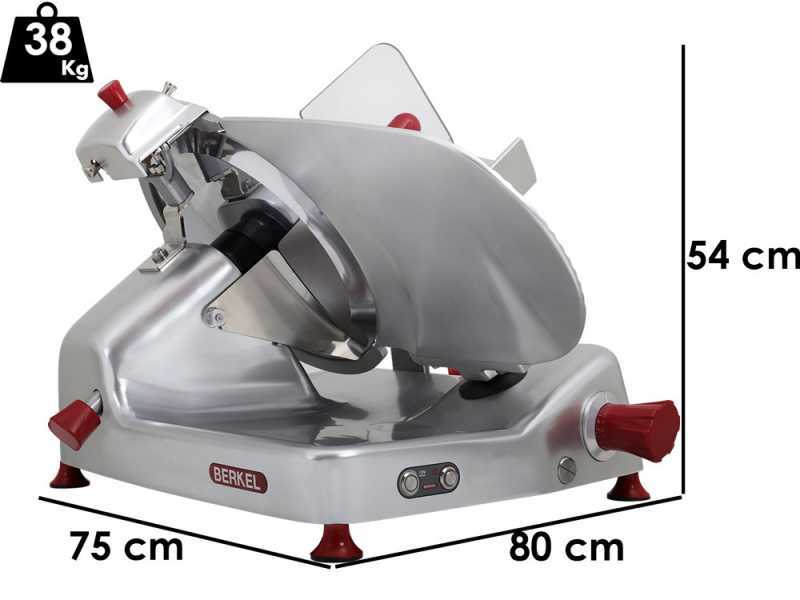 Berkel essentia gravit&agrave; BEG350B Trifase - Affettatrice con lama in acciaio cromato da 350mm