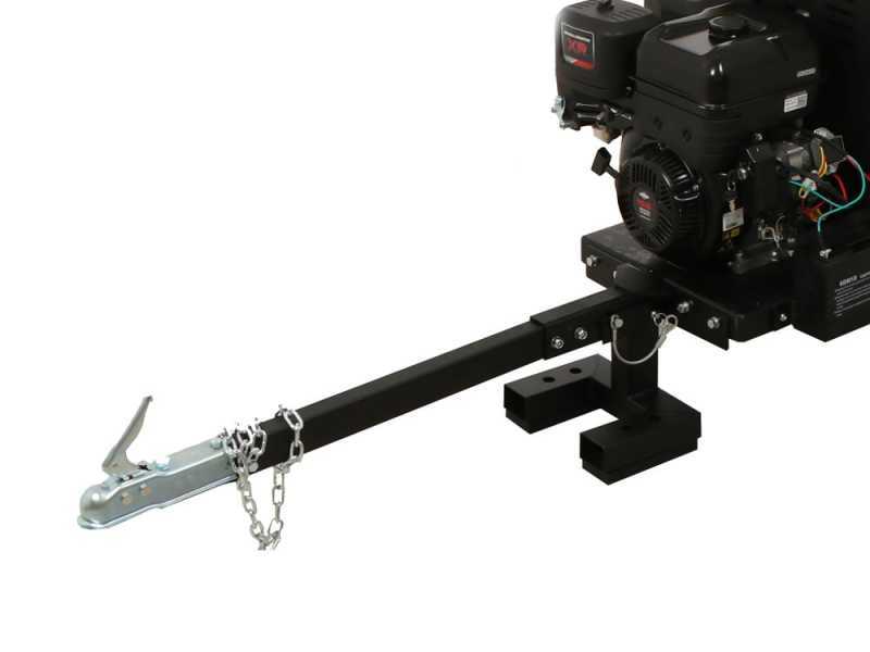 BullMach ZEUS 180 BSE - Biotrituratore a scoppio trainabile - Briggs &amp; Stratton 420cc con avviamento elettrico