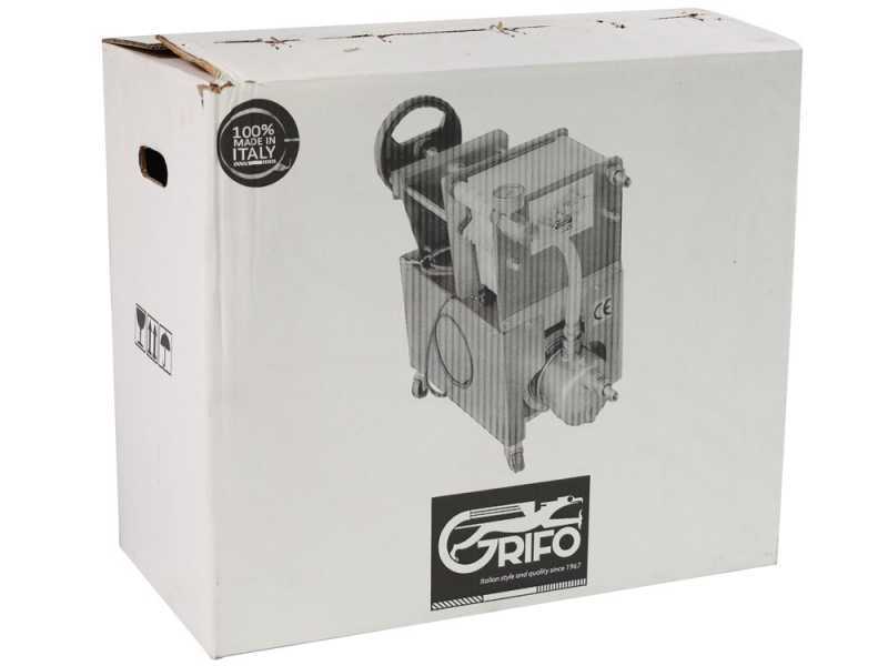 Grifo Professional Inox 30 - Filtro per vino a cartoni e piastre - Pompa enologica per filtrare vino