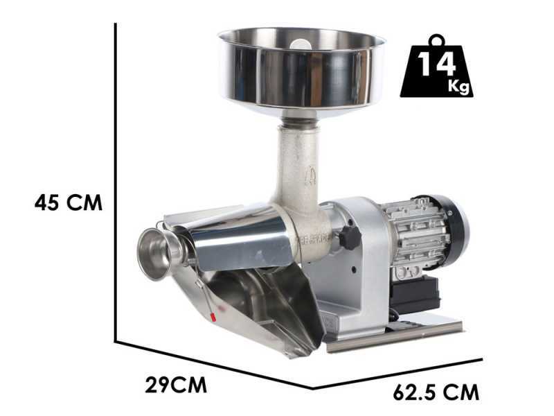 Tre Spade BIG-2P - Passapomodoro elettrico - 480W