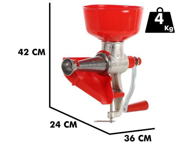 Tre Spade Mo/Mo - Passapomodoro manuale - n.3