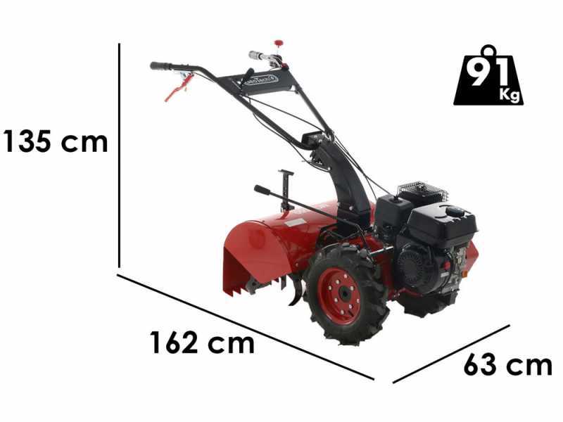 Geotech MCT 550 - Motocoltivatore a benzina - Ducar DH212 - Fresa reversa - 7HP