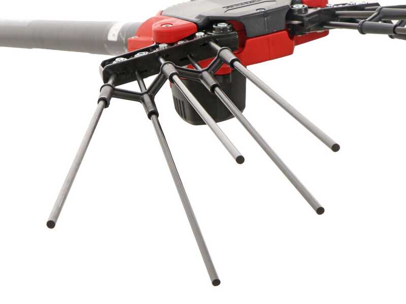 Aima Duetto Performance - Abbacchiatore elettrico 235 cm a batteria tipo auto con cavo in dotazione - Asta fissa in carbonio