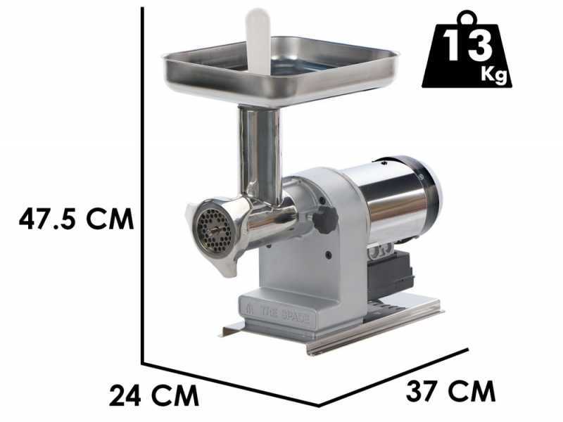 Tre Spade TC-12 Inox/160 Elegant - Tritacarne elettrico - 480w - n.12