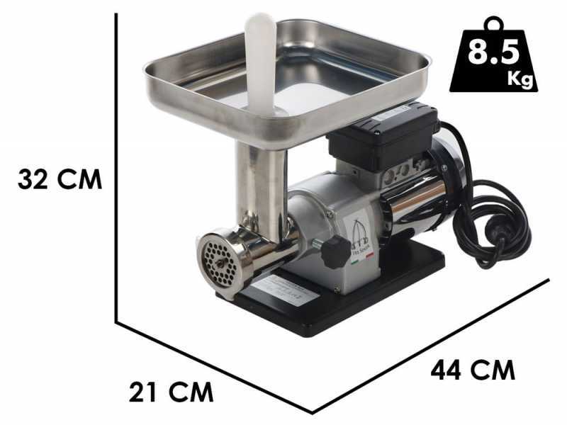 Tre Spade TC-8 Inox - Tritacarne elettrico - 300w - n.8
