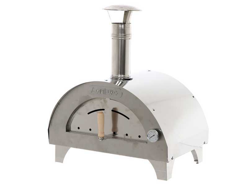 Forno a legna per pizza da esterno Quattro Stagioni INOX - per 1 pizza