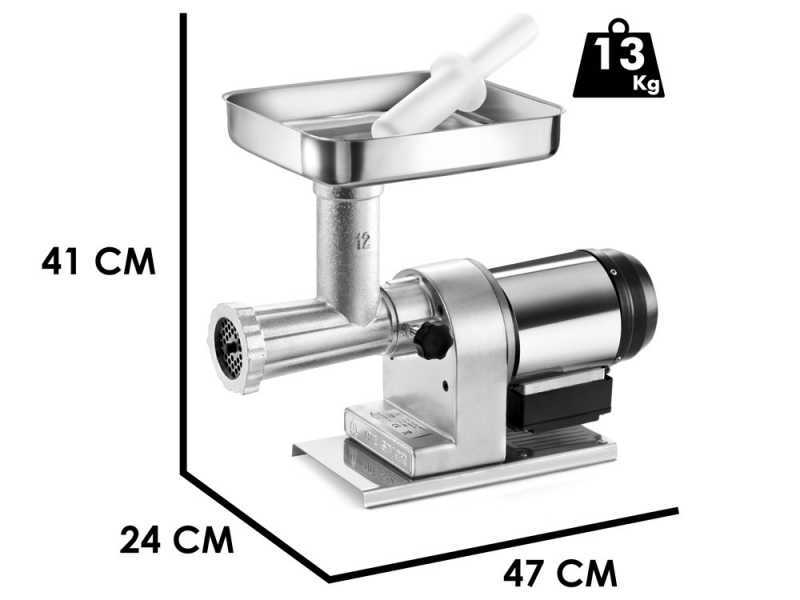 Tre Spade TC-12 EL 160/Elegant - Tritacarne elettrico - 480w - n.12