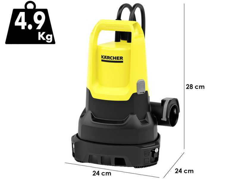 Karcher SP 16.000 Dual - Pompa sommersa elettrica per acque scure e chiare - elettropompa da 550 W