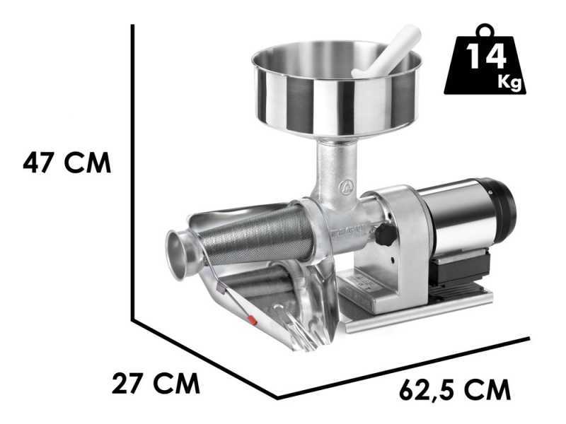 Tre Spade BIG-2P Elegant - Passapomodoro elettrico - 480W