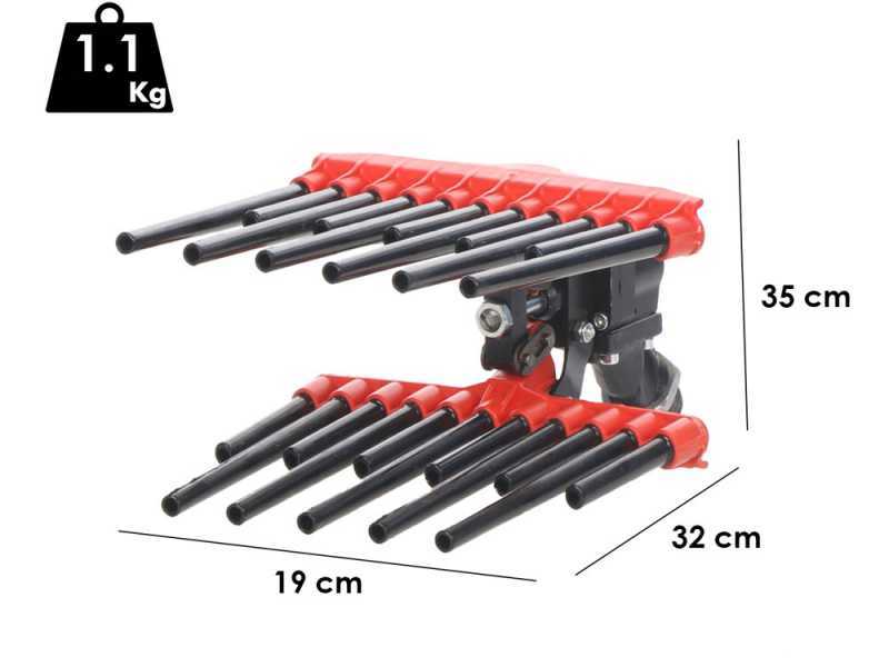 Ferroni Red Line 22 - Abbacchiatore Pneumatico - scuotolive - 6-8 bar - 1300 battiti al minuto