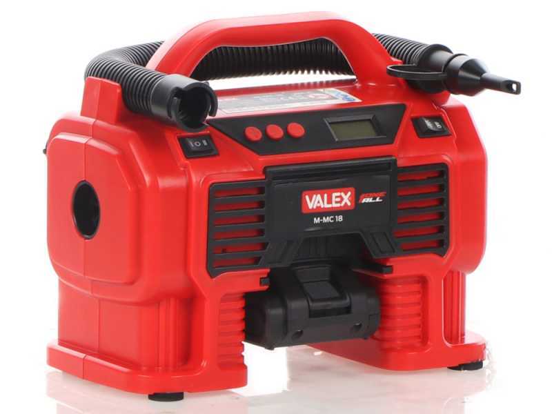 VALEX M-MC18 - Compressore aria a batteria - 18 V - SENZA BATTERIE E CARICABATTERIE